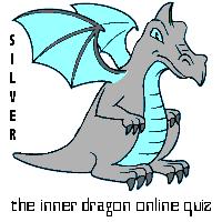 My inner dragon color is SILVER. Click here to try the
Quiz!